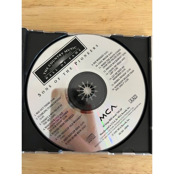 The Country Music Hall Of Fame CD Sons Of The Pioneers MCA Records 1991 - Picture 2 of 3